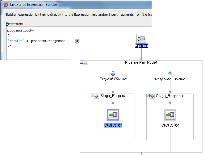 OSB 12c JavaScript Action Response