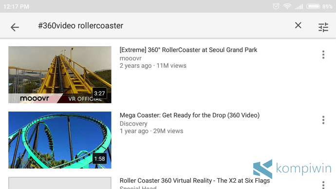video 360 derajat youtube