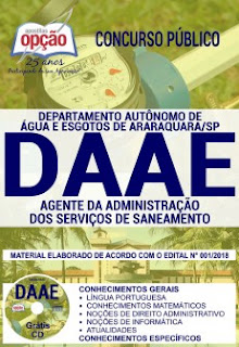 Apostila Daae de Araraquara SP - Agente da Administração Apostila Daae Araraquara SP - Agente da Administração