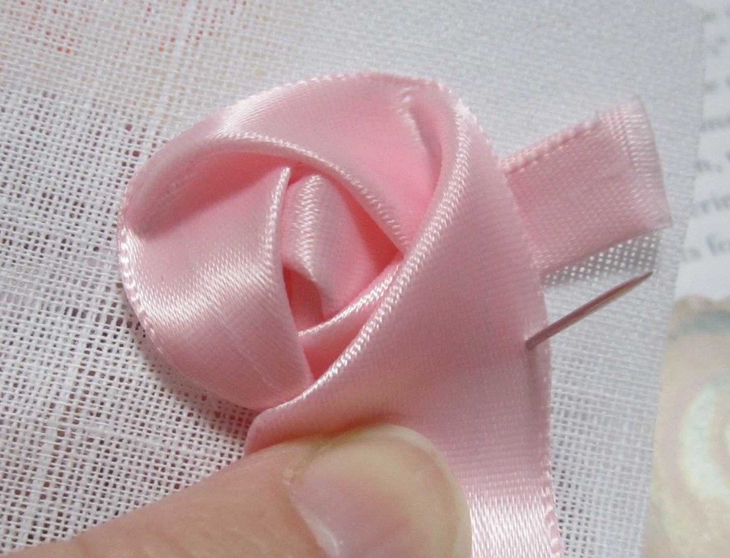 Ravings of a Mad Crafter How to Make a Flat Ribbon Rose