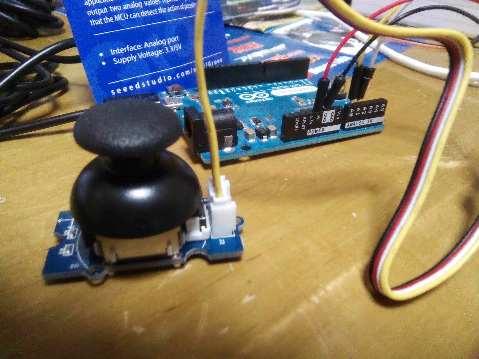 へんじんのおわすれたいさく Arduino Joystick Libraryで自作コントローラを作ろう ジョイスティックを動かす
