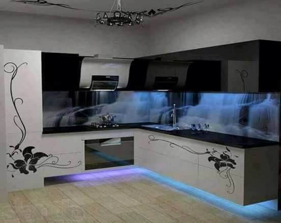 Modern Kitchen Cabinets Lights Decorating Ideas Decor Units