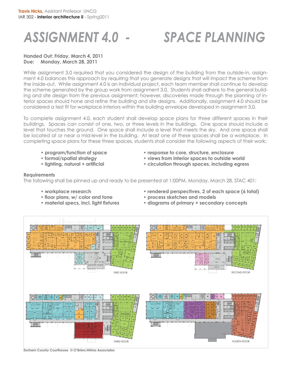 Interior Design Assignment 4.0_Space Planning
