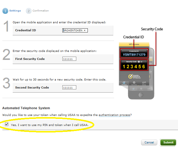 Erasmo's Nerdy Notes: How To Setup Two-Factor Authentication With USAA