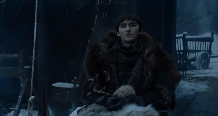 Juego de Tronos 8x01: Bran observa la llegada de Jaime Lannister a Invernalia