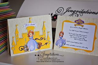 princess sofia the first princess birthday invitations