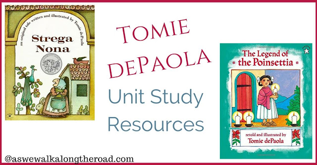 Favorite Children's Book Author Tomie de'Paola Unit Study - As We Walk ...