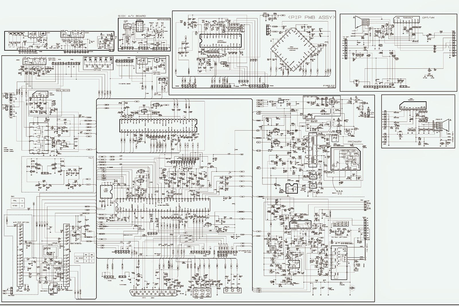Electro help: LG RP29CC25 CTV SCHEMATIC {Circuit Diagram) Full
