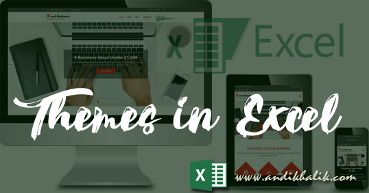 Memahami dan Menerapkan tampilan Tema di Excel