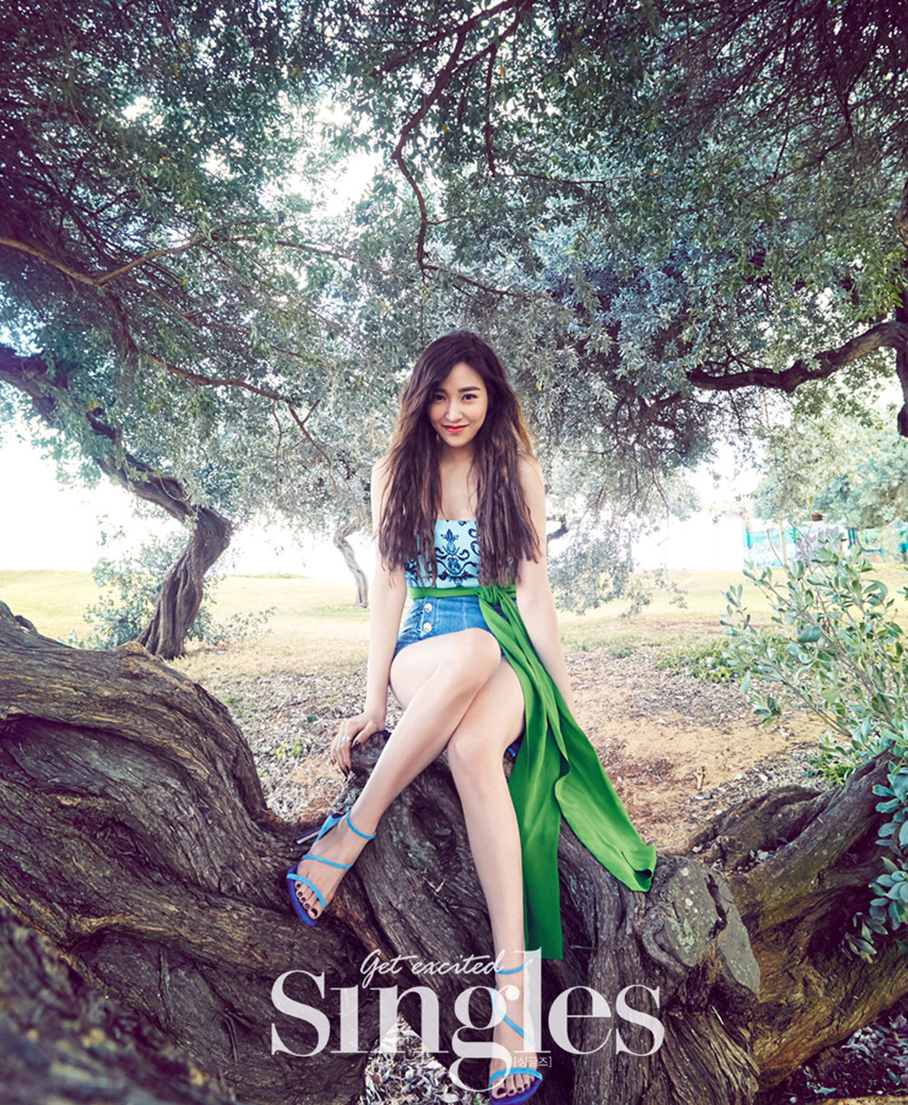 Snsd S Pretty Tiffany For Singles Magazine Wonderful Generation