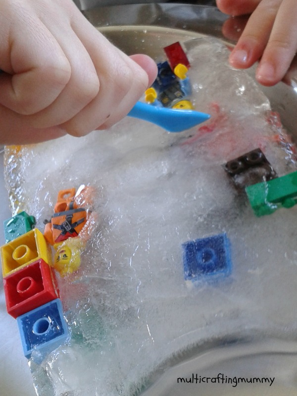 Make Your Own Dinosaur Ice Rescue - Ice Sensory Play for Kids