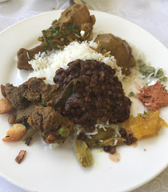 Maison Eureka, Mauritius, chicken masala, lentil stew
