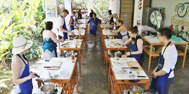 Thai Secret Cooking Class Photos & Video. March 6-2017. Pa Phai, San Sai District, Chiang Mai, Thailand.