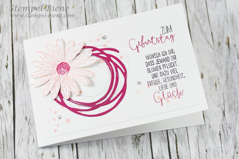 Stempel Biene Zum Geburtstag Viel Liebe Und Gluck