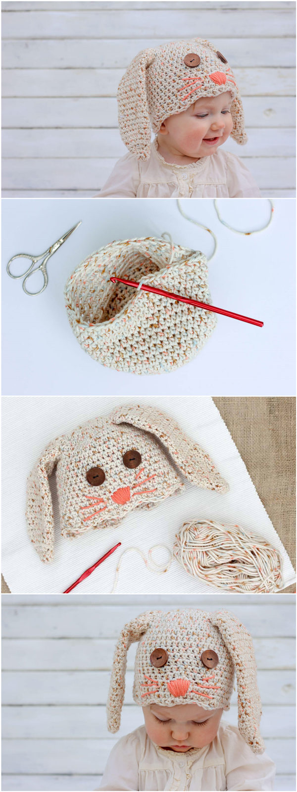 Free Crochet Bunny Hat Pattern