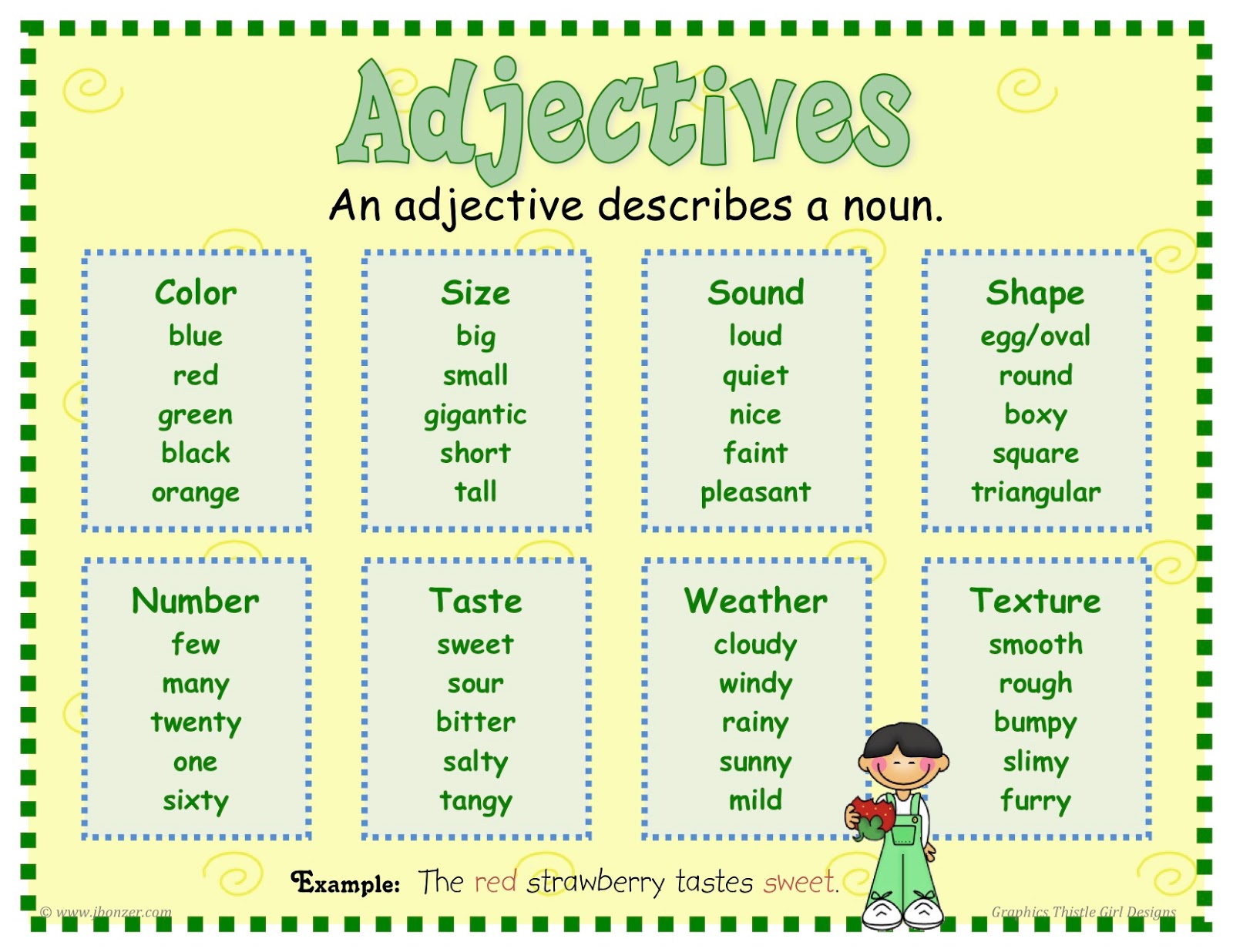 Third Grade Miróbriga Adjectives