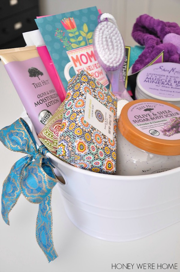 Honey We're Home Mother's Day Gift Idea // Spa Basket