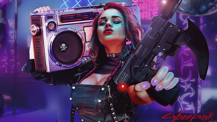 Cyberpunk, Girl, Soldier, 4K, #4.3079