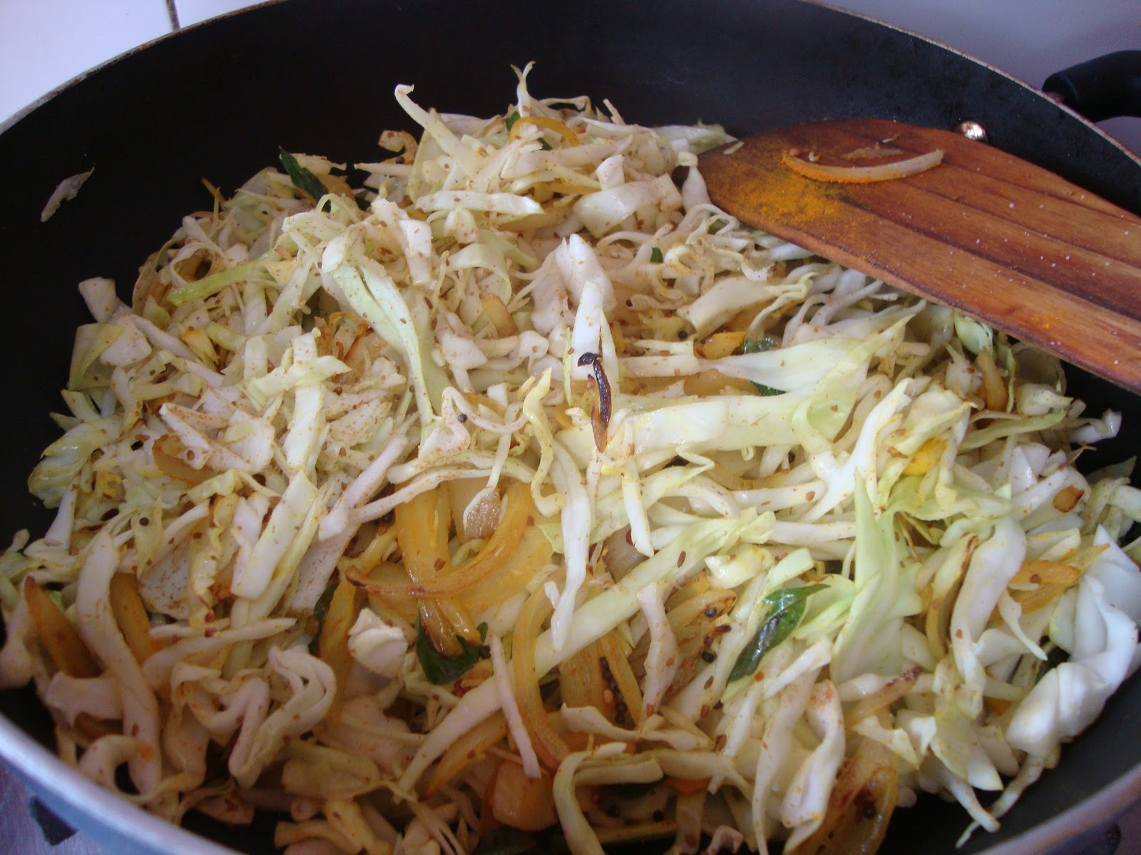 Cooking Delights Cabbage curry