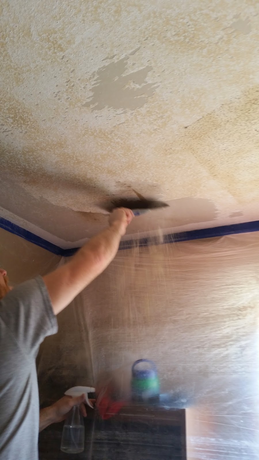 Handyman How 2 Removing Popcorn Ceiling Texture