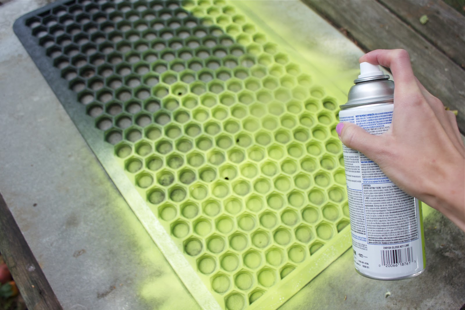 clear plastic door mat