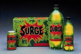 Surge Soda, Surge Energy Soda, Nostalgia Soda
