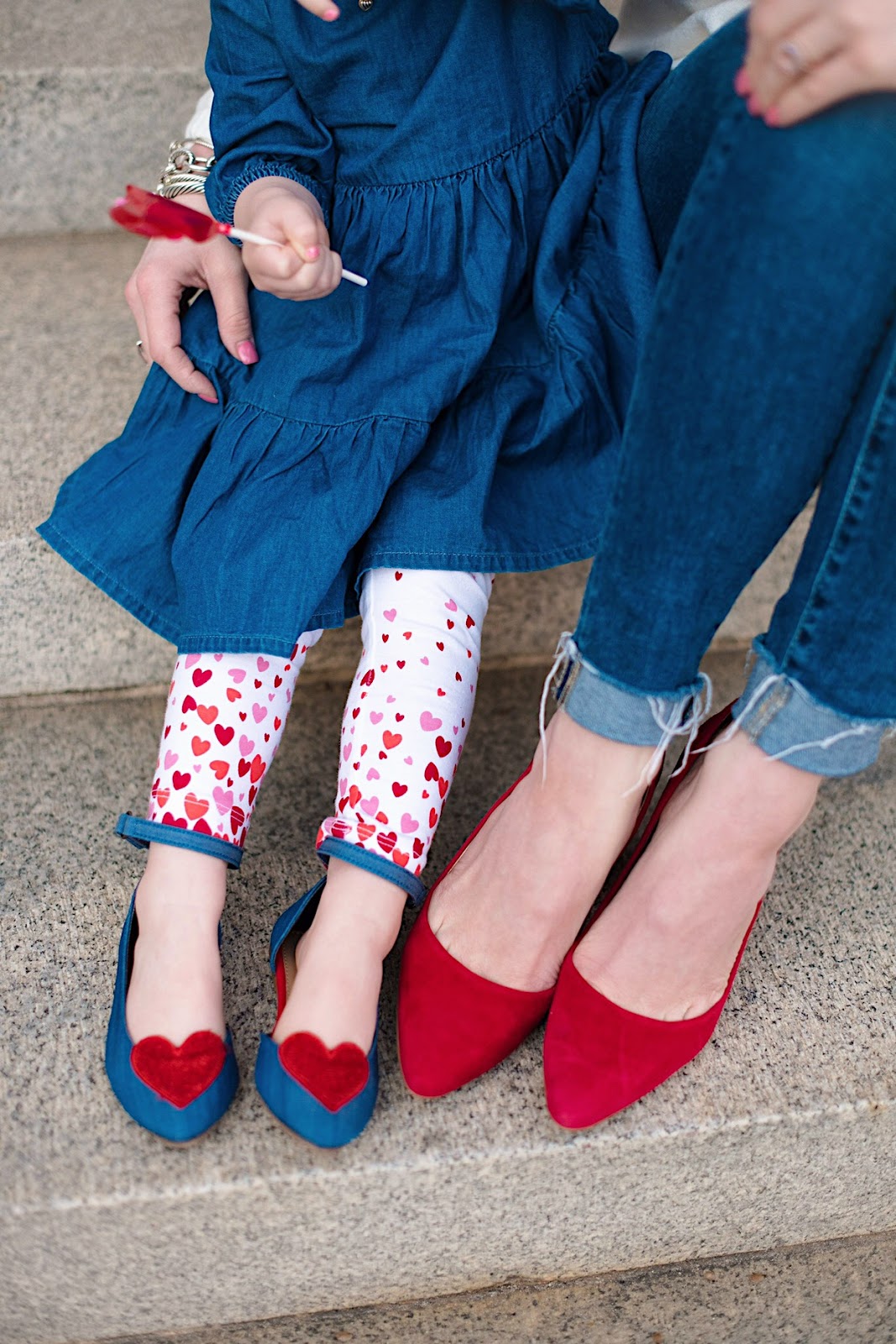 Mommy and Me Valentines Day Look - Click through for more on Something Delightful Blog