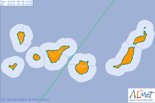 Aviso especial ola calor Canarias 5 y 6 agosto, alerta máxima Aviso especial ola calor Canarias 5 y 6 agosto, alerta máxima