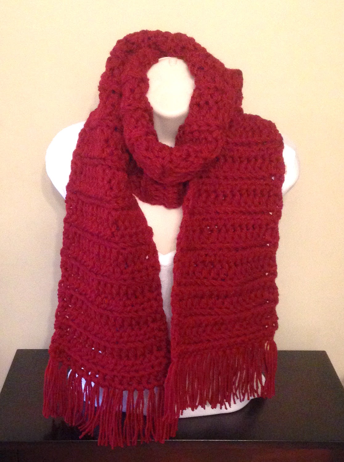 April's Archives Easy, Quick, Trendy Chunky Scarf Pattern