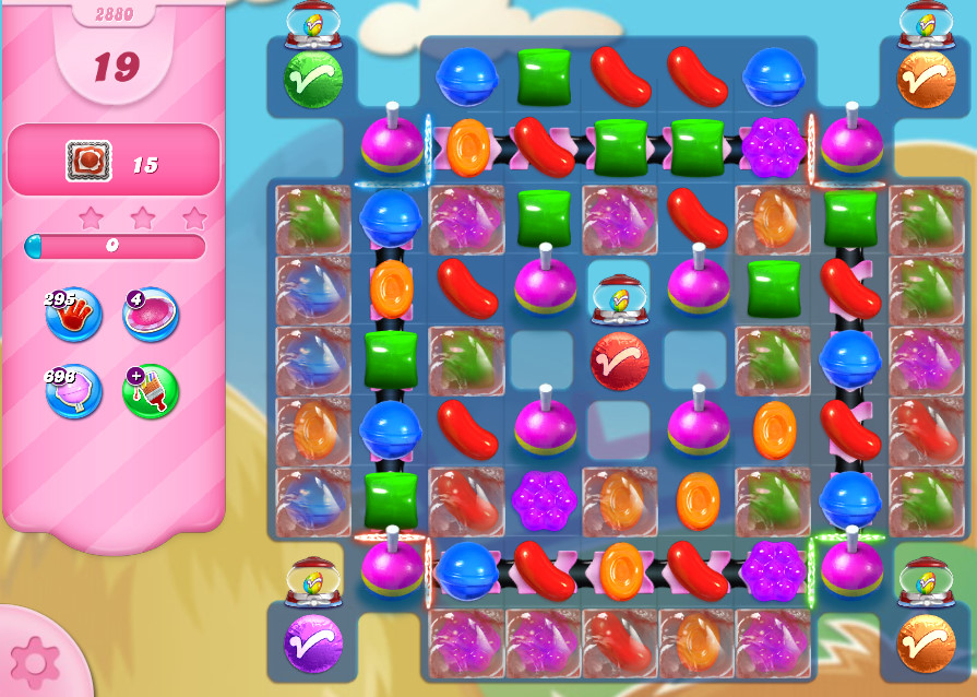 Candy Crush Saga level 2880