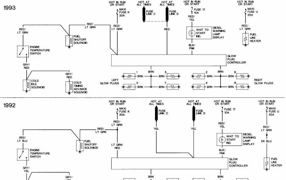 Exhaust System Wiring Diagrams Of 1990-1993 Ford F250 XLT ... 1993 f150 wiring diagrams 