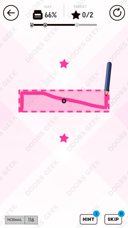 Draw Here Level 116 Doors Geek