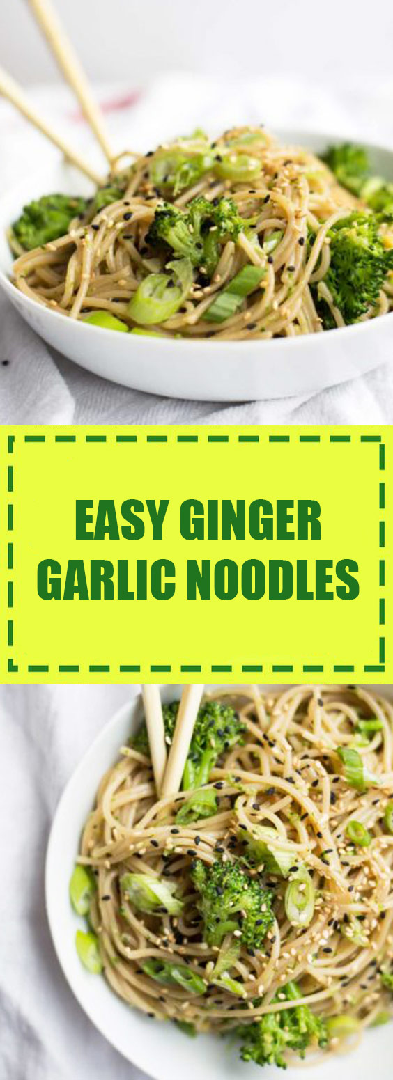 Easy Ginger Garlic Noodles Easy Ginger Garlic Noodles