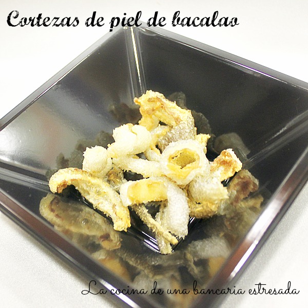 Cortezas de piel de bacalao