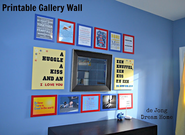 de Jong Dream House: Printable Gallery Wall Featured on Real Fun Features #2 Real Fun Features at The Real Thing with the Coake Family