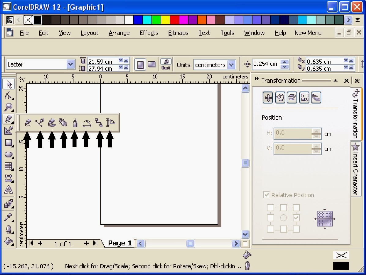 Fungsi Toolbox Pada CorelDRAW Bab 1