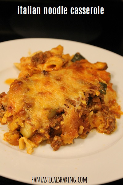 Fantastical Sharing of Recipes: Italian Noodle Casserole