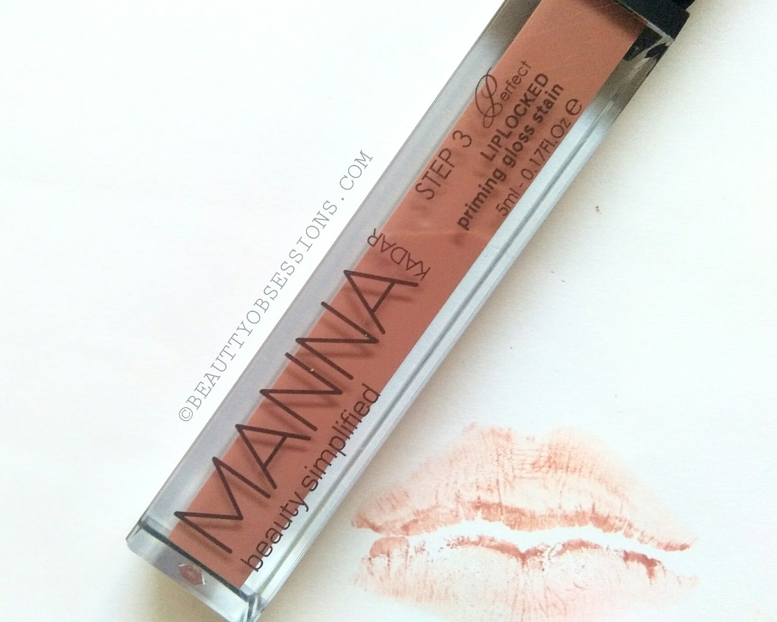 Manna Kadar LipLocked Priming Gloss Stain 'Sienna' Review