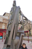 Estatua de Nostradamus de Salon-de-Provence. Estatua de Nostradamus de Salon-de-Provence.