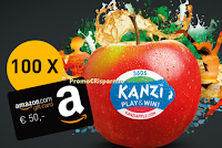 Kanzi Apple: gioca e vinci 100 buoni Amazon e 1 Fiat 500 Logo Kanzi Apple: gioca e vinci 100 buoni Amazon e 1 Fiat 500
