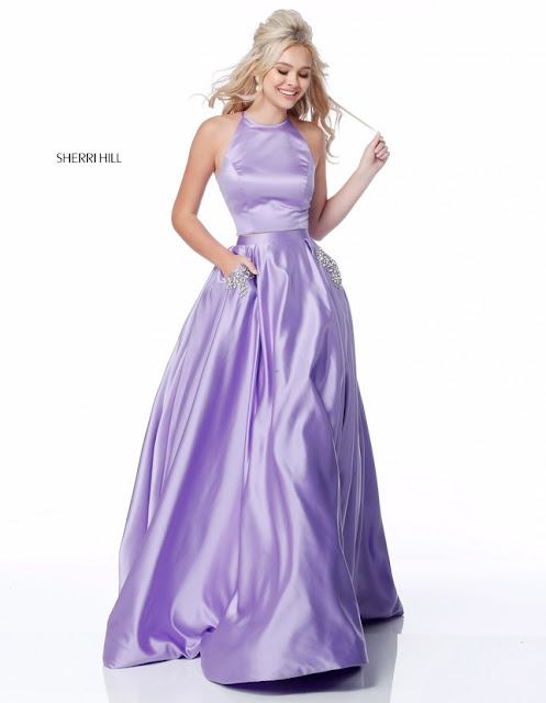 sherri hill lilac ball gown
