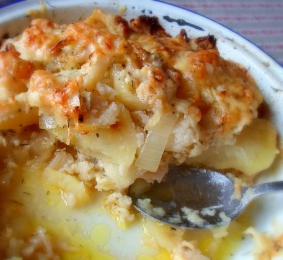The English Kitchen Potato, Cauliflower and Cheddar Bake