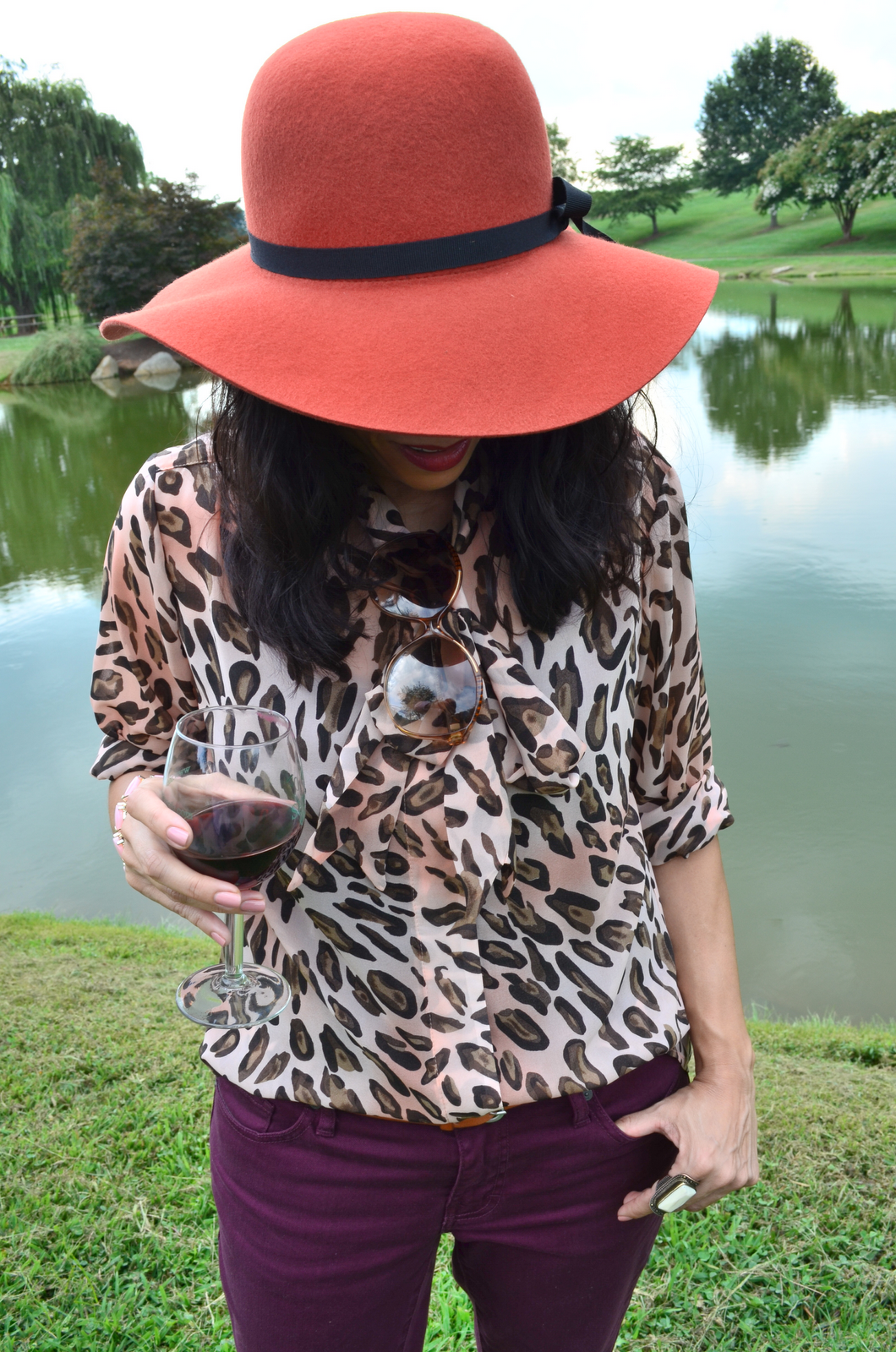 Leopard Blouse Outfit
