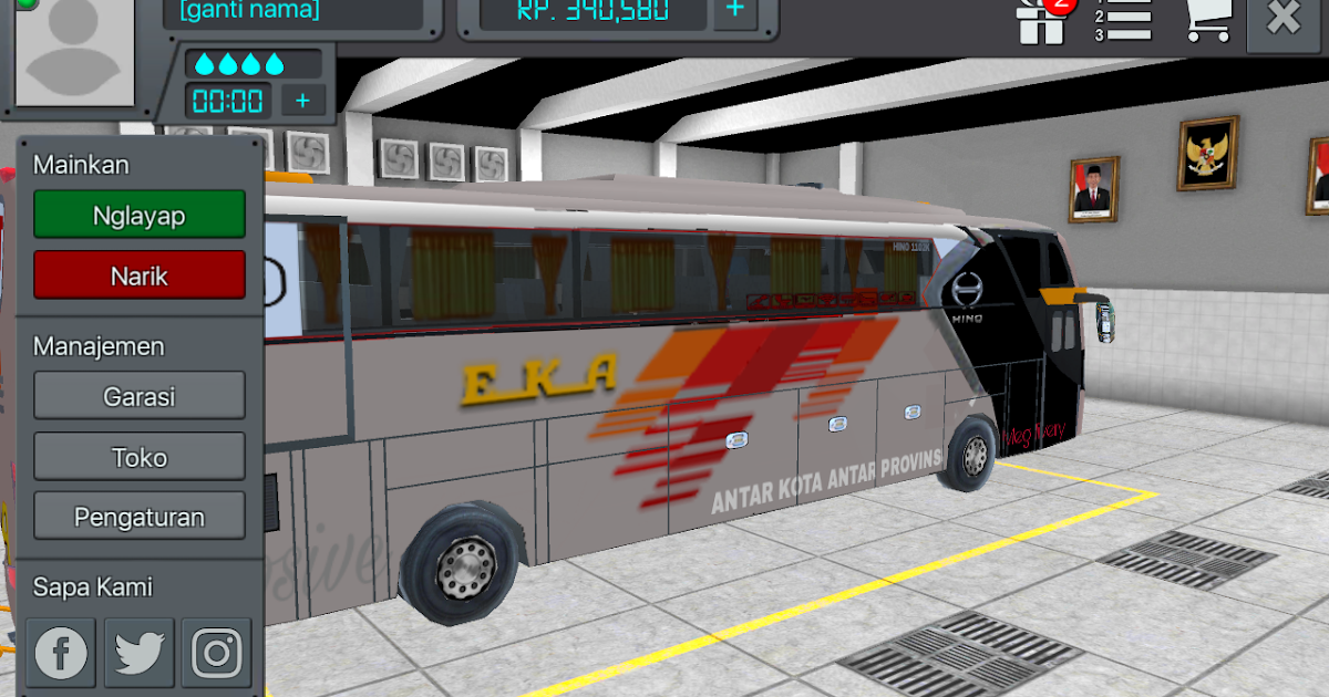 LOGIKA GAMES Livery Bus Eka (Bussid)