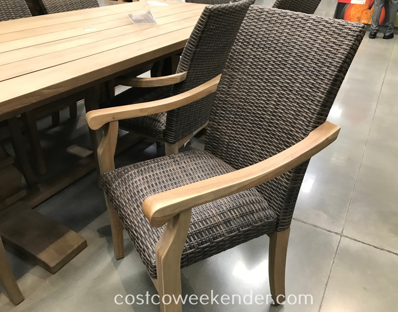 9piece Teak Dining Set Costco Weekender
