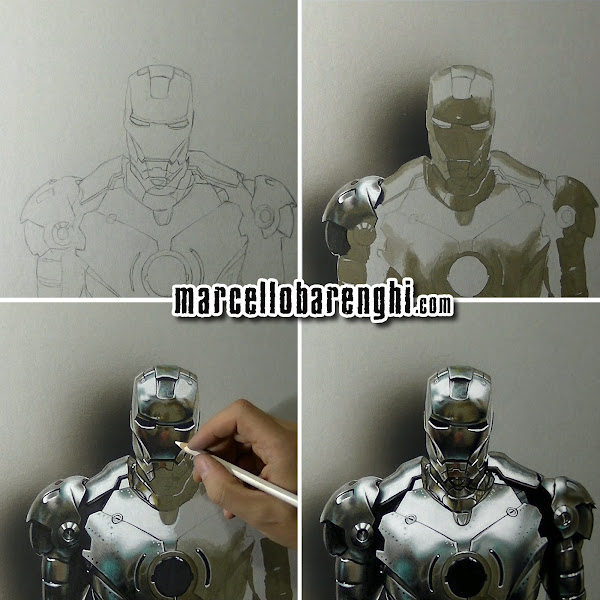 Featured image of post Marcello Barenghi Iron Man Hyperrealistic drawing of iron man four drawing stages by marcello barenghi
