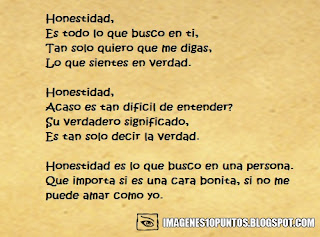 poemas de honestidad poemas de honestidad