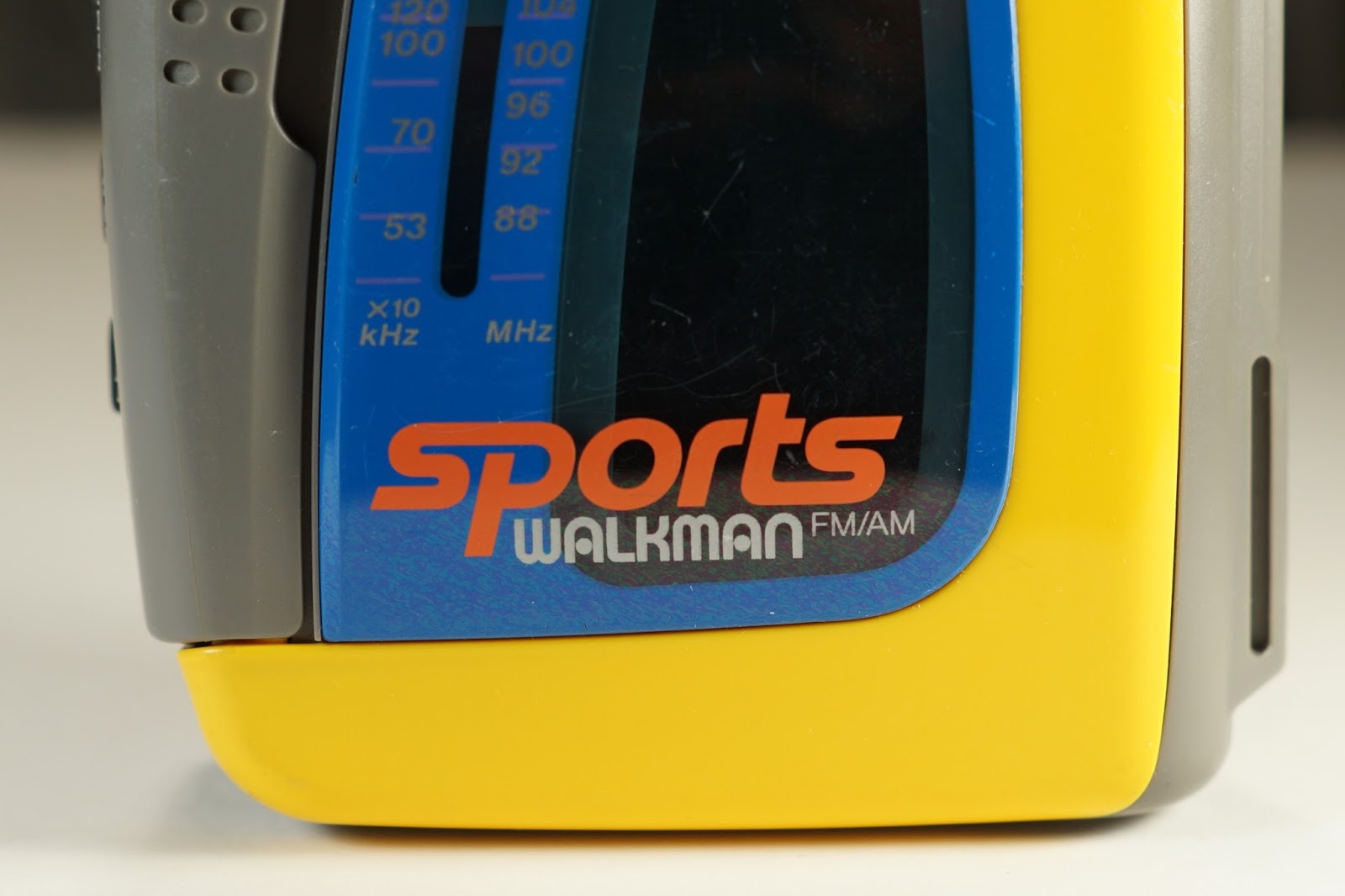 Sony Walkman WMFS191 Yellow Sports Portable Cassette Player AM FM Radio