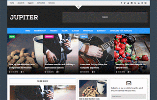 Template Bloggger Untuk Website Majalah Berita Desain SEO Responsive Template Berita 3