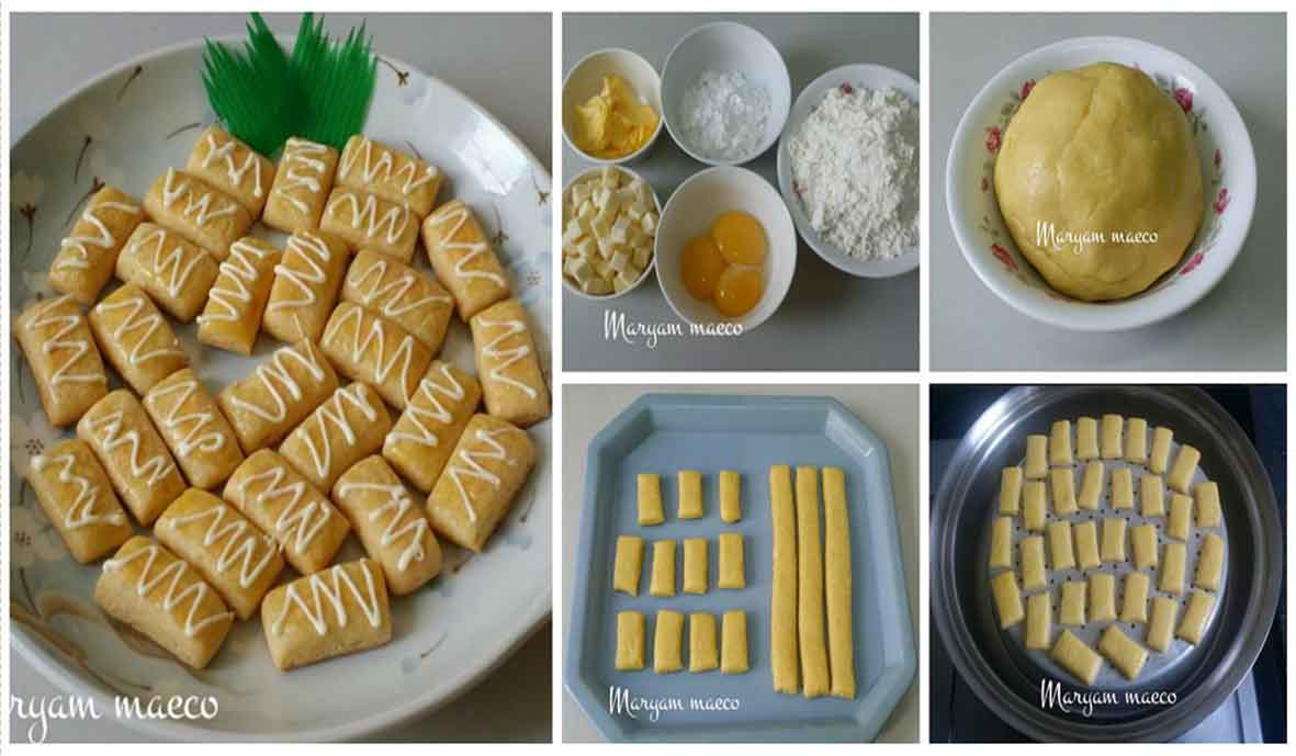 Kue Kastengel Coklat Putih Kue Kastengel Coklat Putih